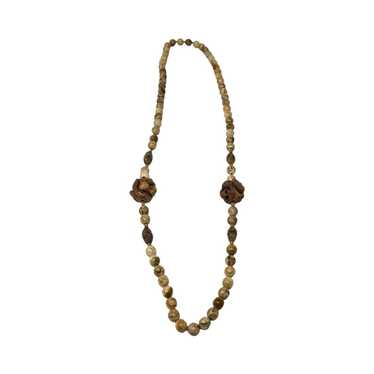 Marble Pattern Bead Necklace - image 1