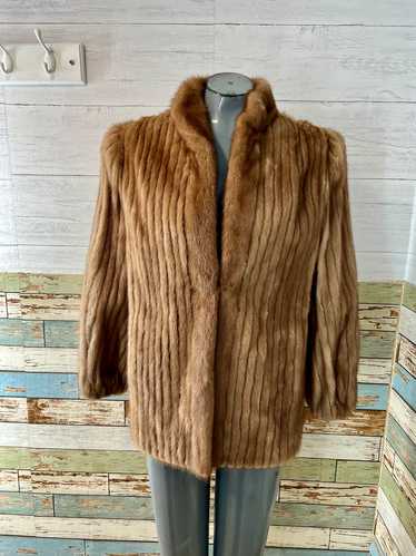 60’s Light Brown Mink Coat