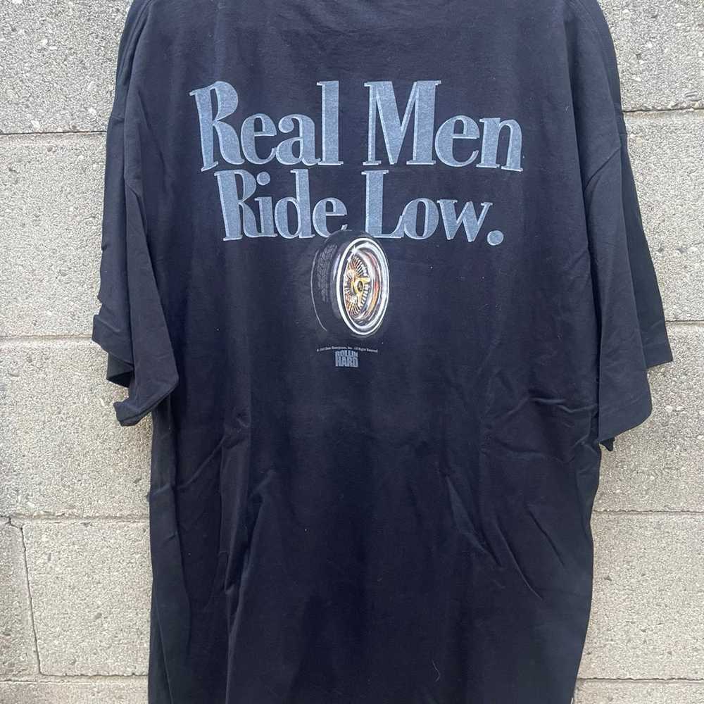 Vintage Rollin Hard Real Men Ride Low 1995  Lowri… - image 1