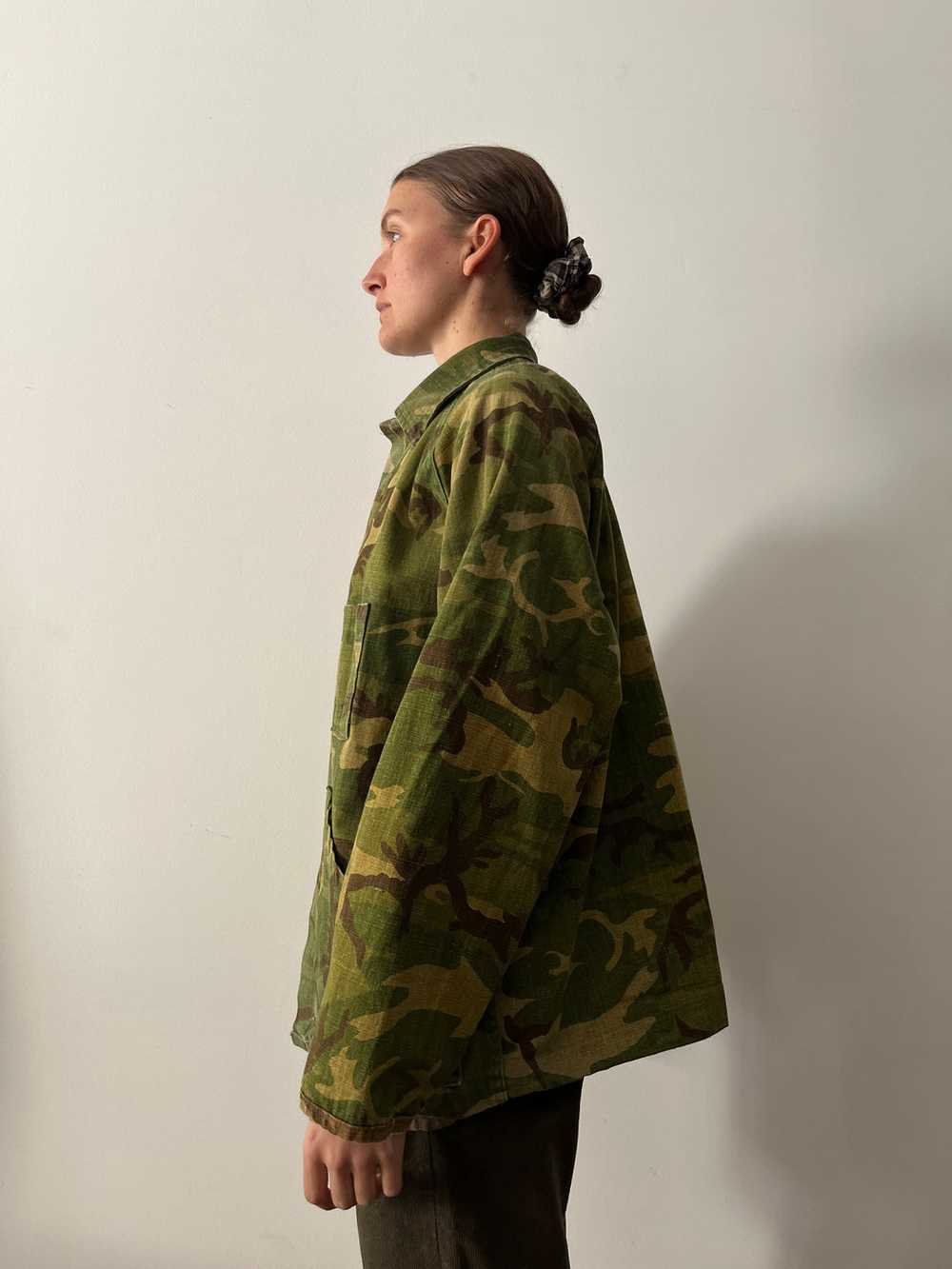 60s/70s Reversible Canvas Camo Hunting Jacket - image 5