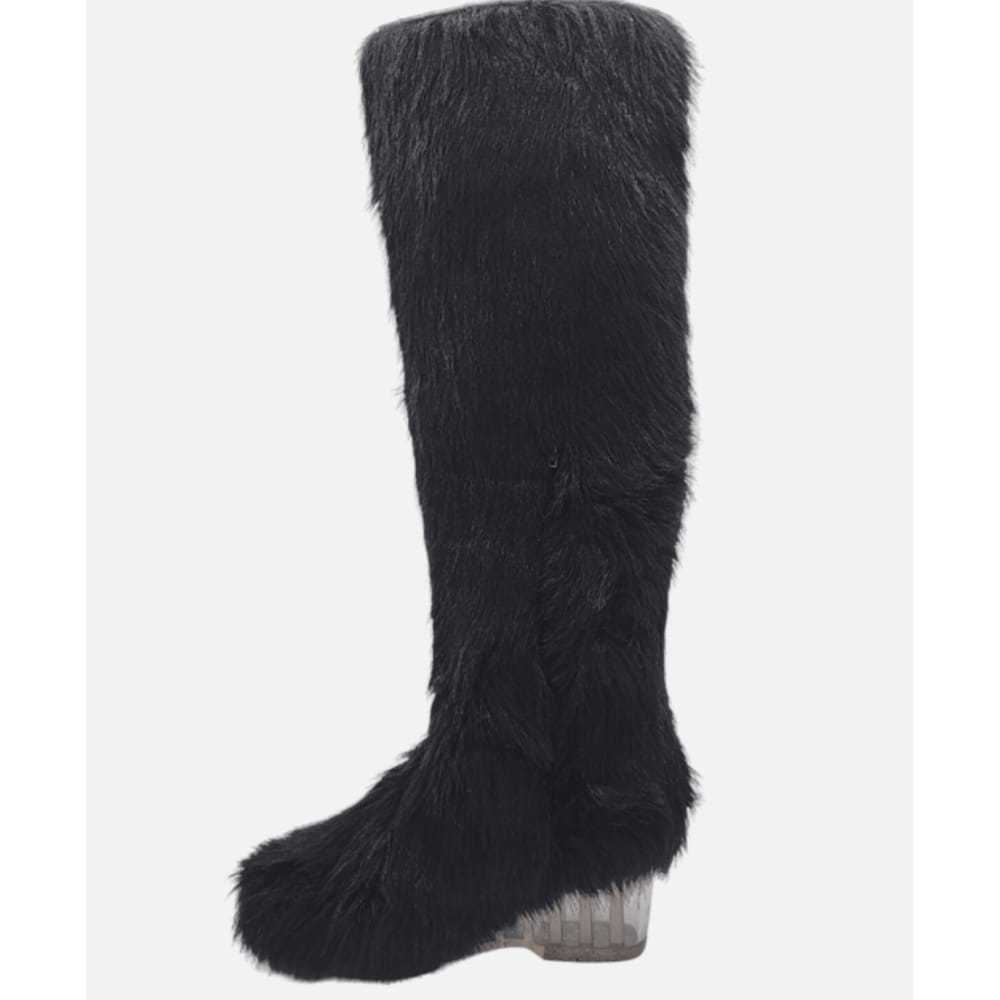Chanel Faux fur boots - image 2