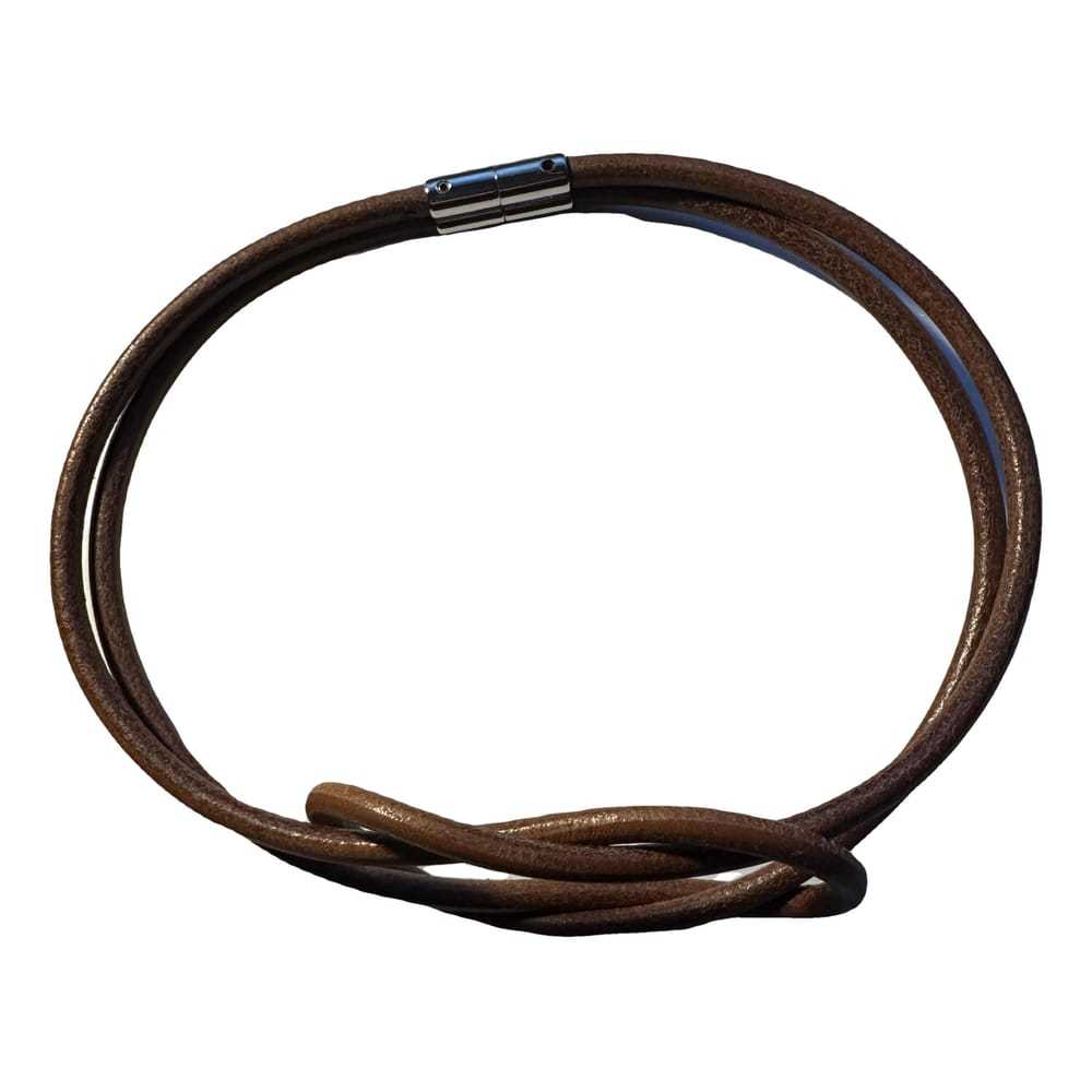 Hermès Leather necklace - image 1