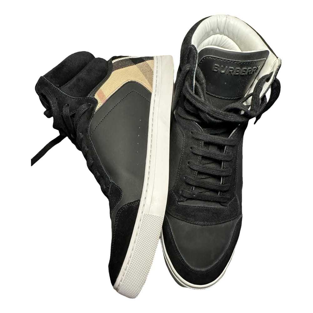 Burberry Leather high trainers - image 1