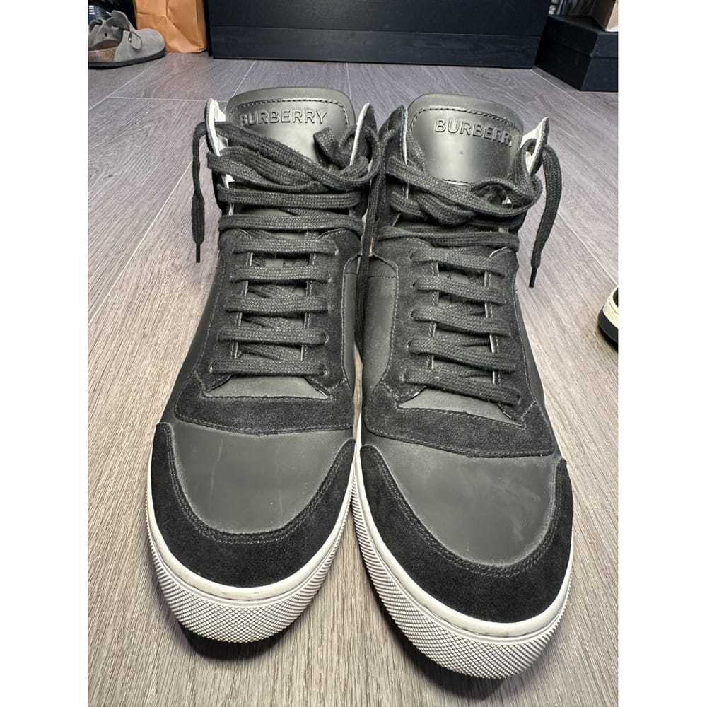 Burberry Leather high trainers - image 2