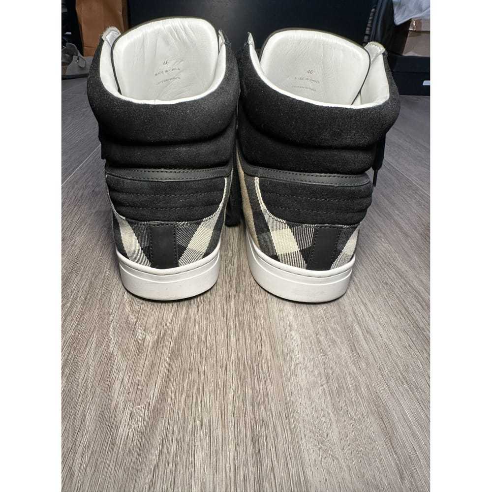 Burberry Leather high trainers - image 3