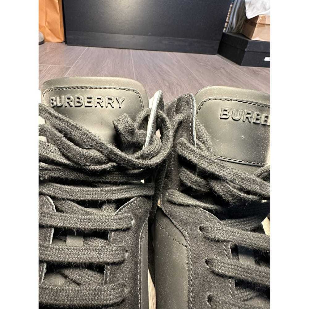 Burberry Leather high trainers - image 4