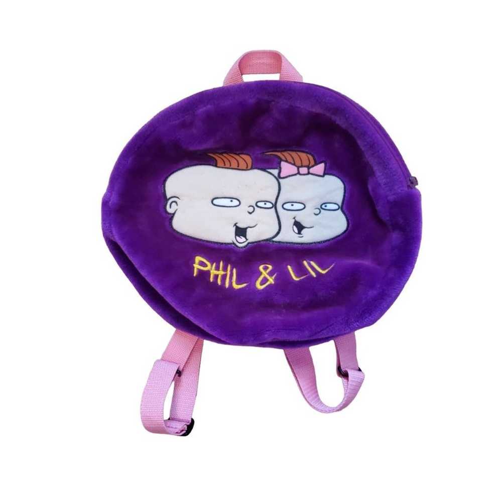 Rugrats Phil & Lil Vintage 90s Y2K Purple Charact… - image 1