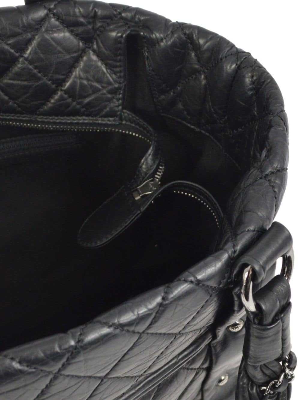 CHANEL Pre-Owned 2006 diamond-quilted handbag - B… - image 4