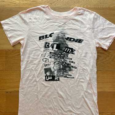 NWOT Blondie Debbie Harry Call Me Lyrics Shirt - image 1