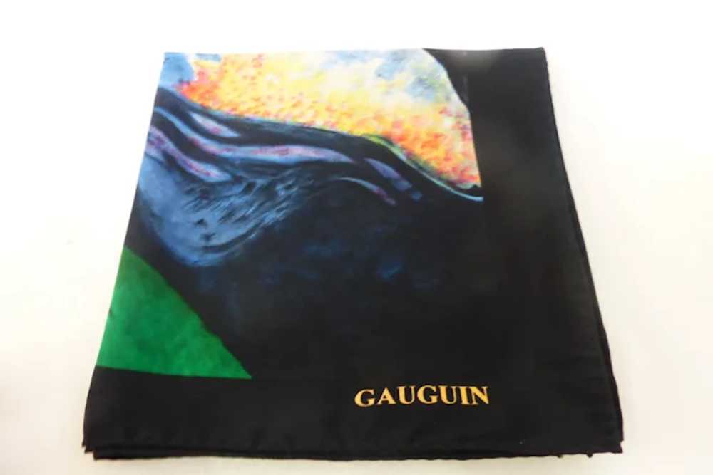 Paul Guaguin Silk Art Scarf “The White Horse” - image 12