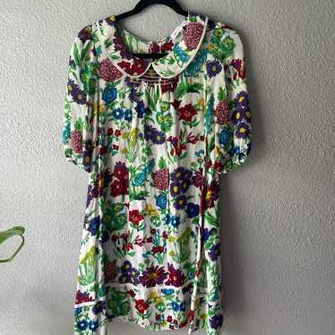 See By Chloe White Floral Babydoll Dress