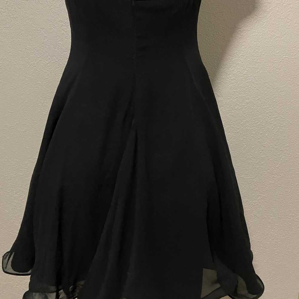 Niteline Della Roufogali Black Beaded Dress Size 2 - image 9