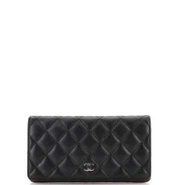 CHANEL L-Yen Wallet Quilted Caviar - image 1