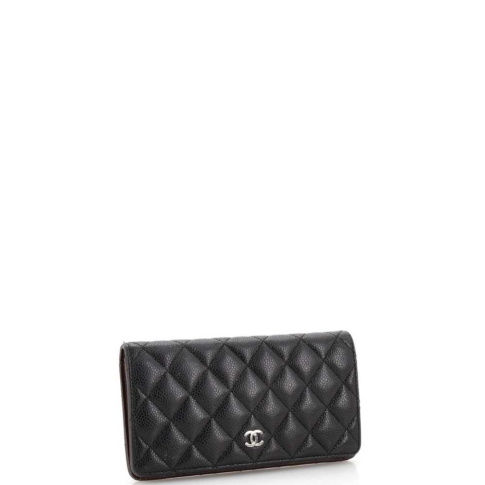 CHANEL L-Yen Wallet Quilted Caviar - image 3