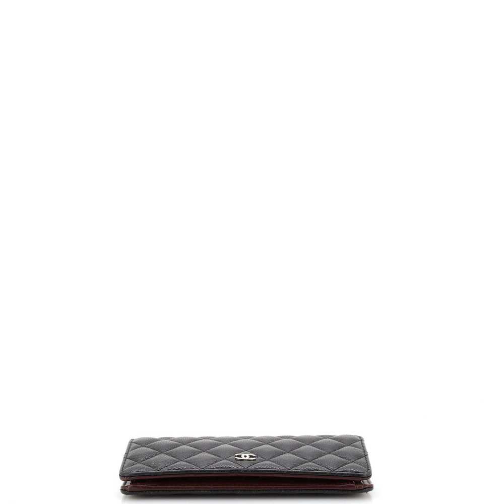 CHANEL L-Yen Wallet Quilted Caviar - image 5