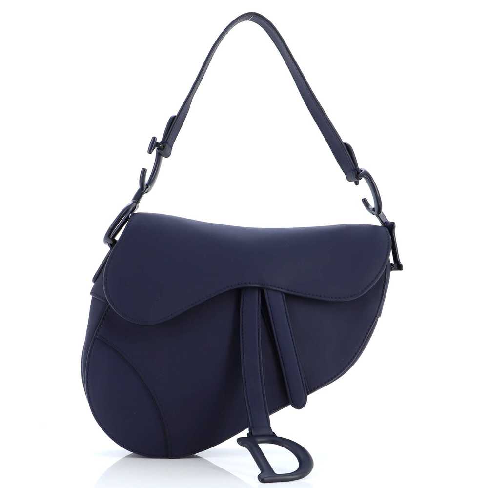 Christian Dior Ultra Matte Saddle Handbag Leather… - image 1