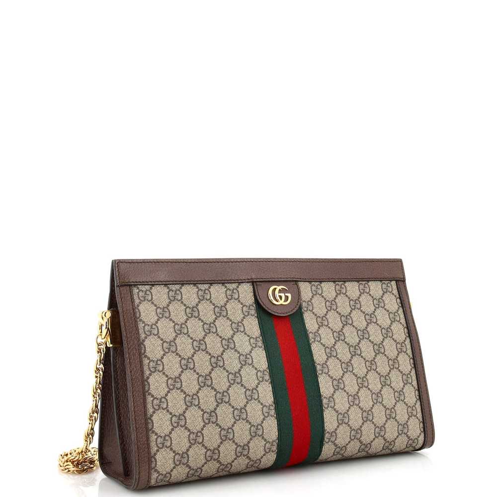 GUCCI Ophidia Chain Shoulder Bag GG Coated Canvas… - image 2