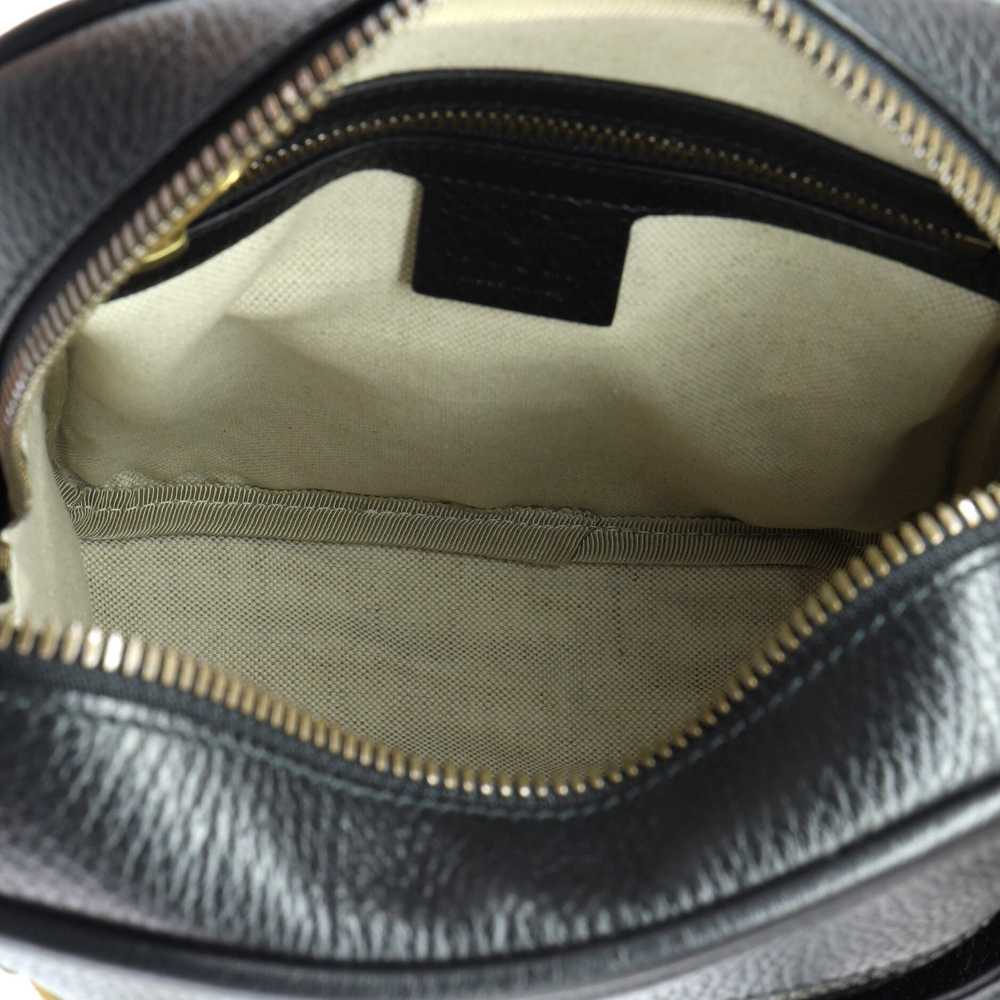 GUCCI Logo Zip Messenger Bag Printed Leather Small - image 5