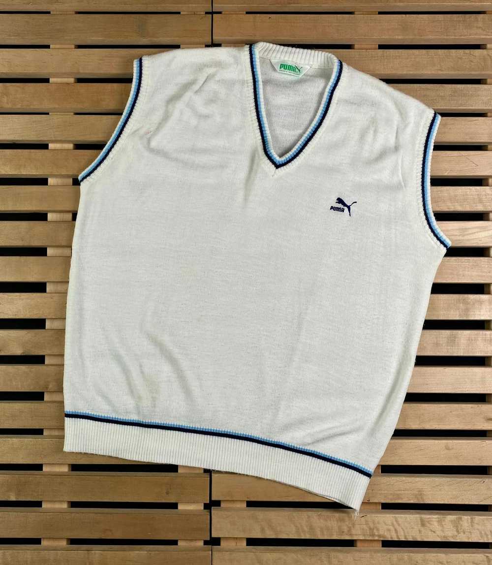 Puma × Streetwear × Vintage Mens Vest Jumper Puma… - image 1