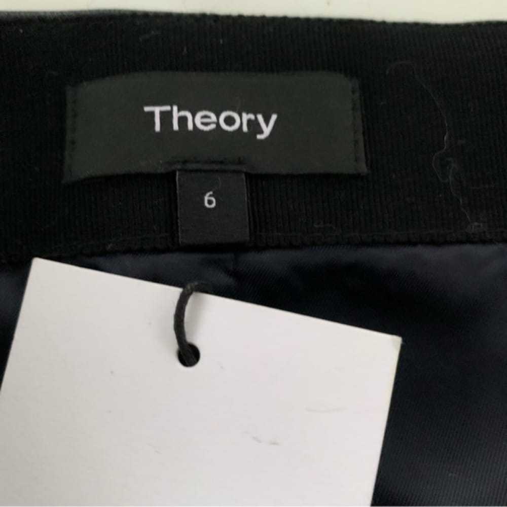 Theory Leather mini skirt - image 7