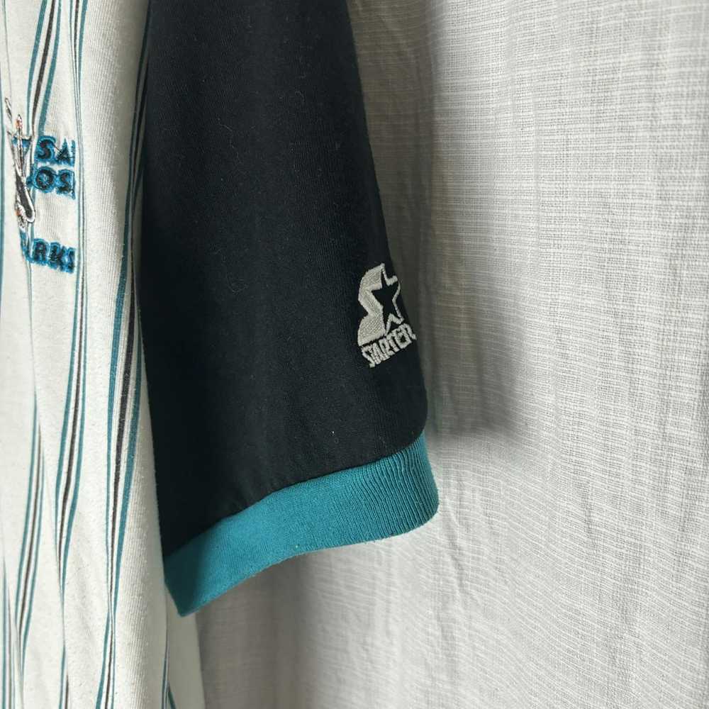 NHL × Starter × Vintage Vintage San Jose Sharks B… - image 4