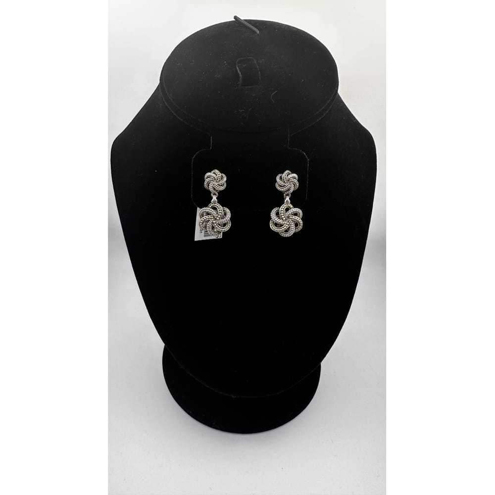 Lagos Silver earrings - image 7
