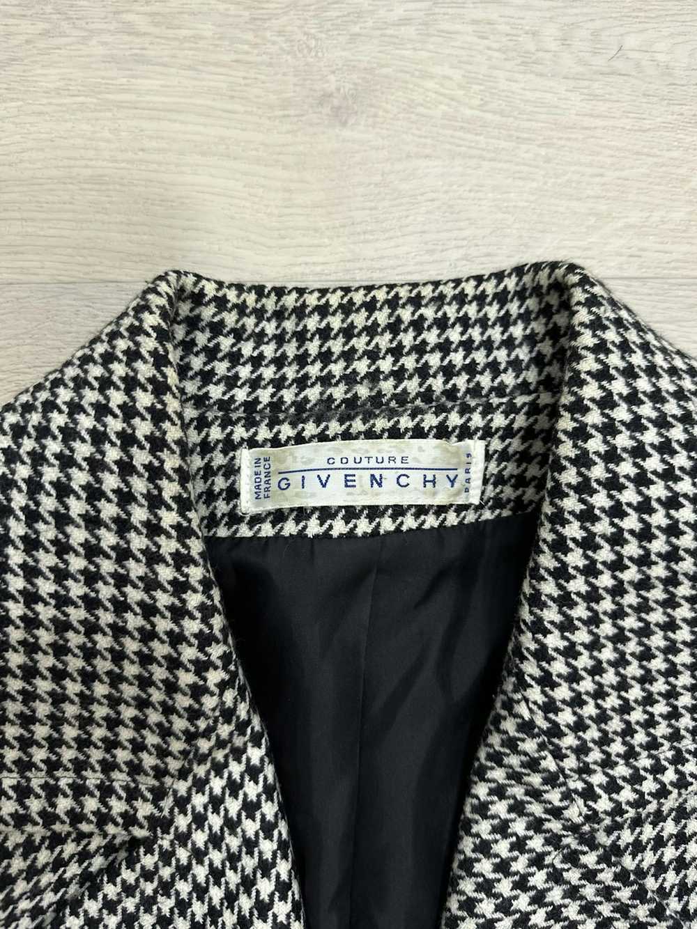 Givenchy Vintage couture houndstooth blazer - image 3