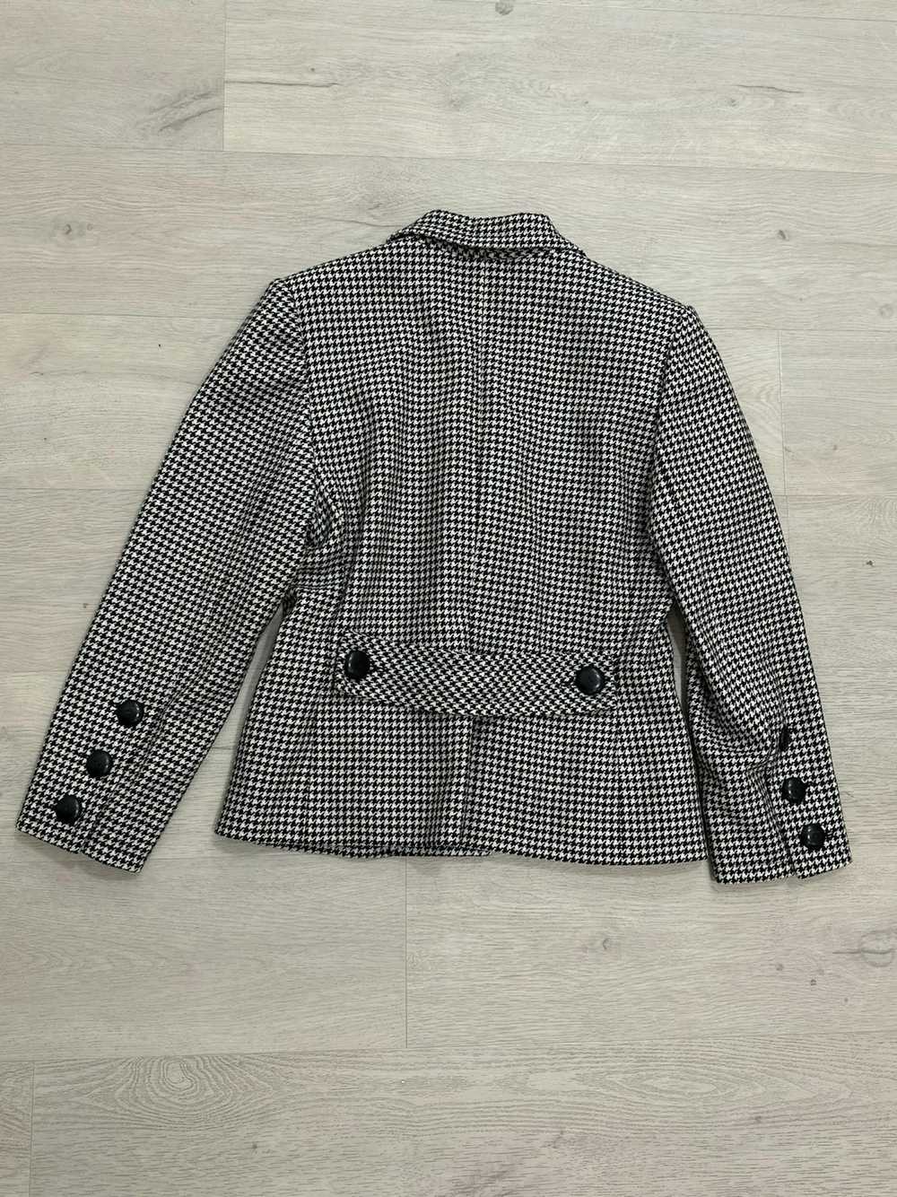 Givenchy Vintage couture houndstooth blazer - image 6