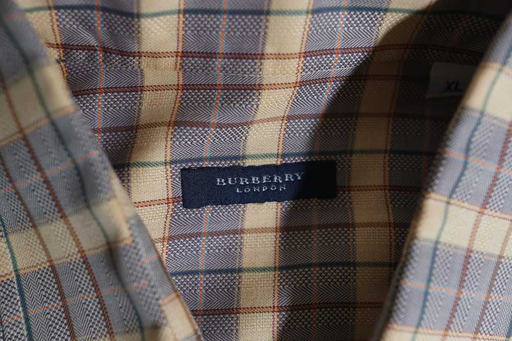 Burberry Burberry Plaid Button-down Shirt (XL) - image 3