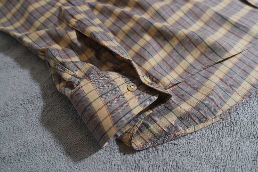 Burberry Burberry Plaid Button-down Shirt (XL) - image 5