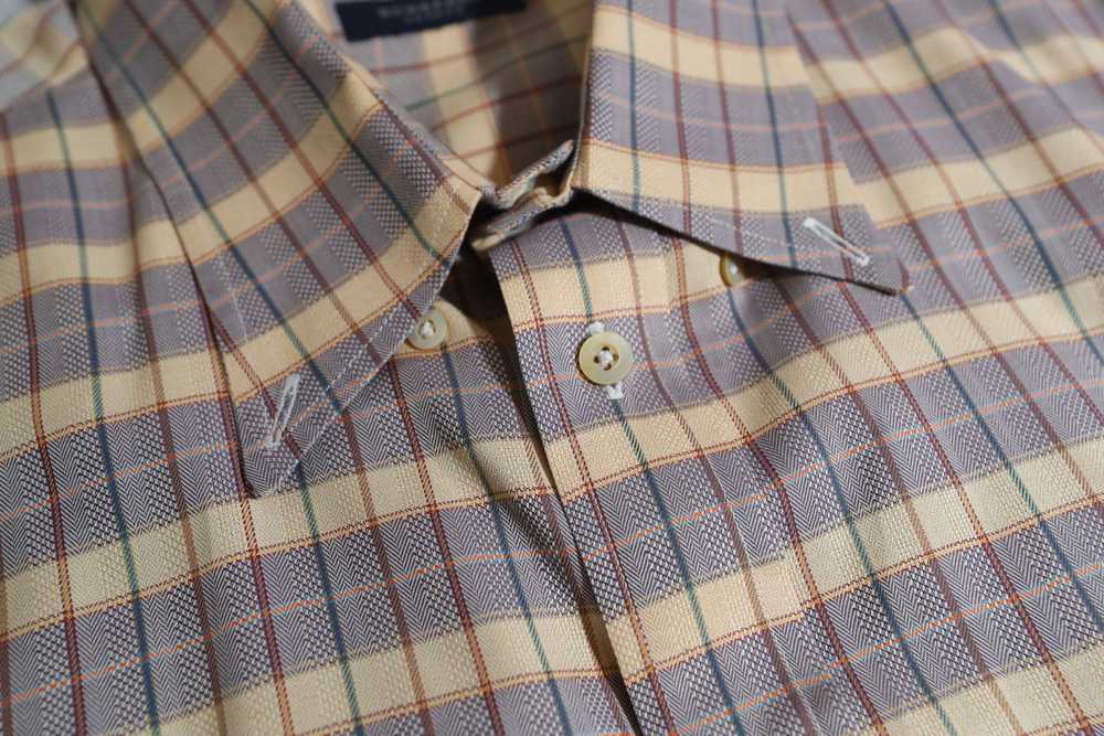 Burberry Burberry Plaid Button-down Shirt (XL) - image 7