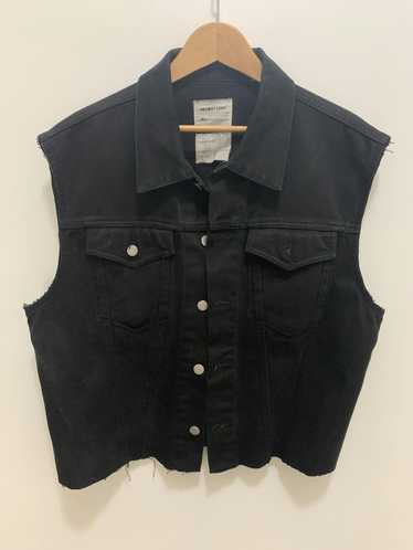 Helmut Lang Archive Sleeveless Denim Jacket Black - image 1