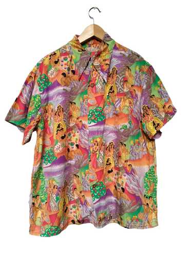 Vintage sun surf RAYON cormorant fishing size:XL Hawaiian shirt