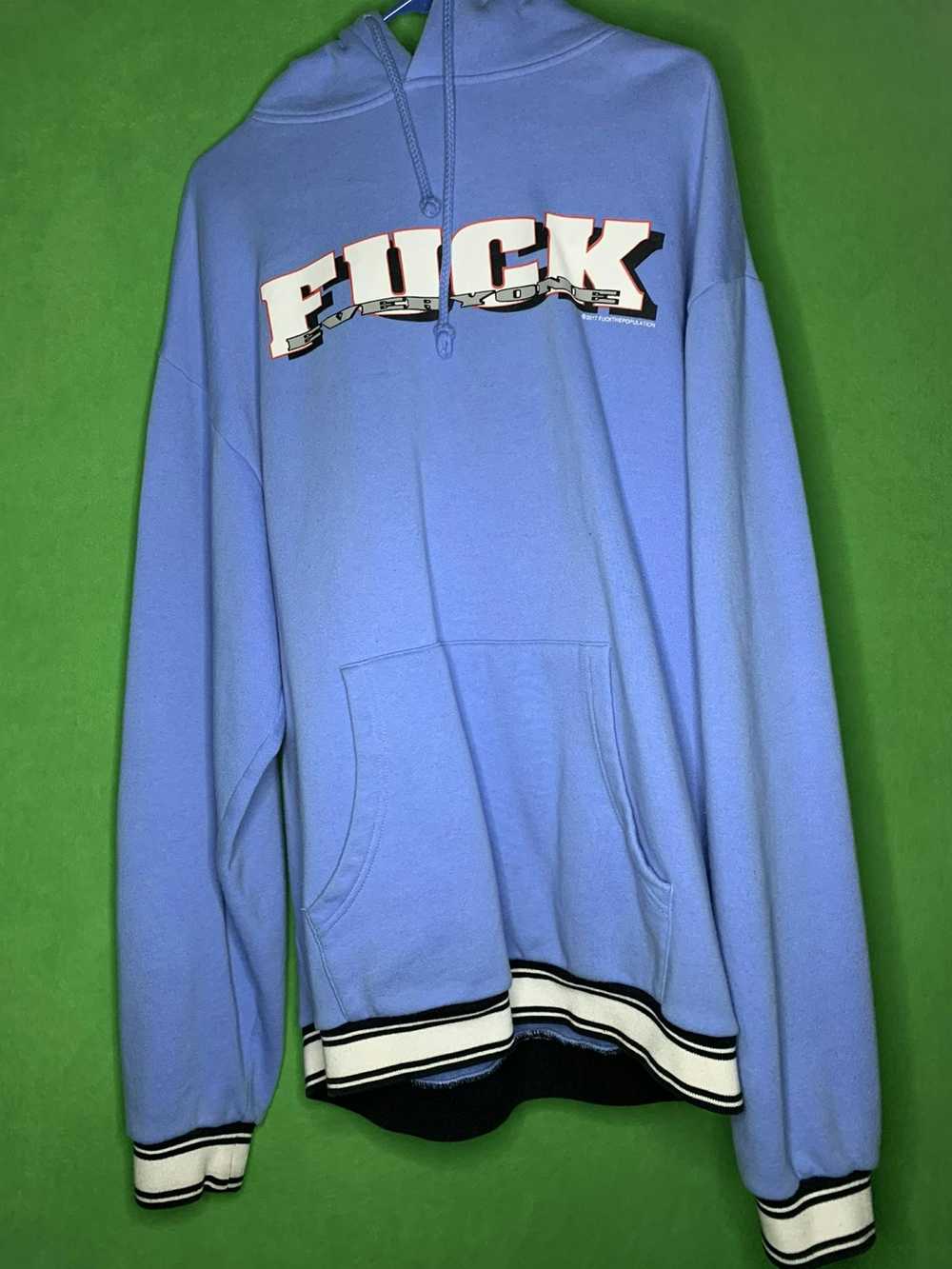 Fuck The Population Fuck Everyone Hoodie Large - image 2