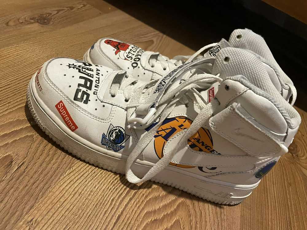 NBA × Nike × Supreme Nike Air Force 1 x Supreme - image 3