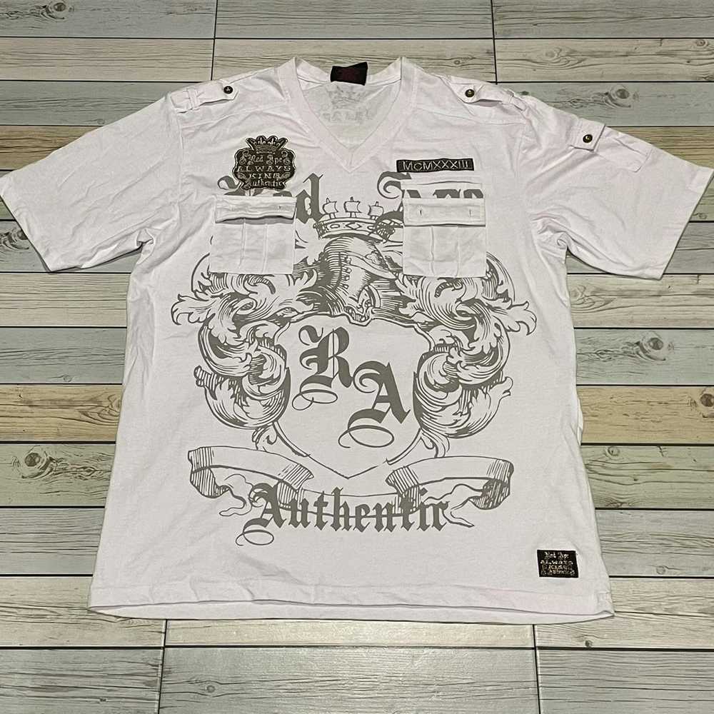 Affliction × Ed Hardy × Tapout Rare Red Ape Wings… - image 1