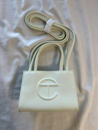 Telfar Telfar Glue (White) Small Shopping Bag