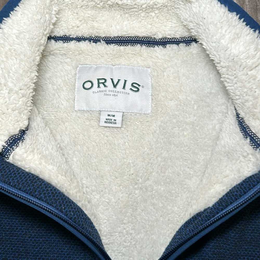 Orvis Orvis Sherpa Lined Quarter Zip Pullover - M… - image 7