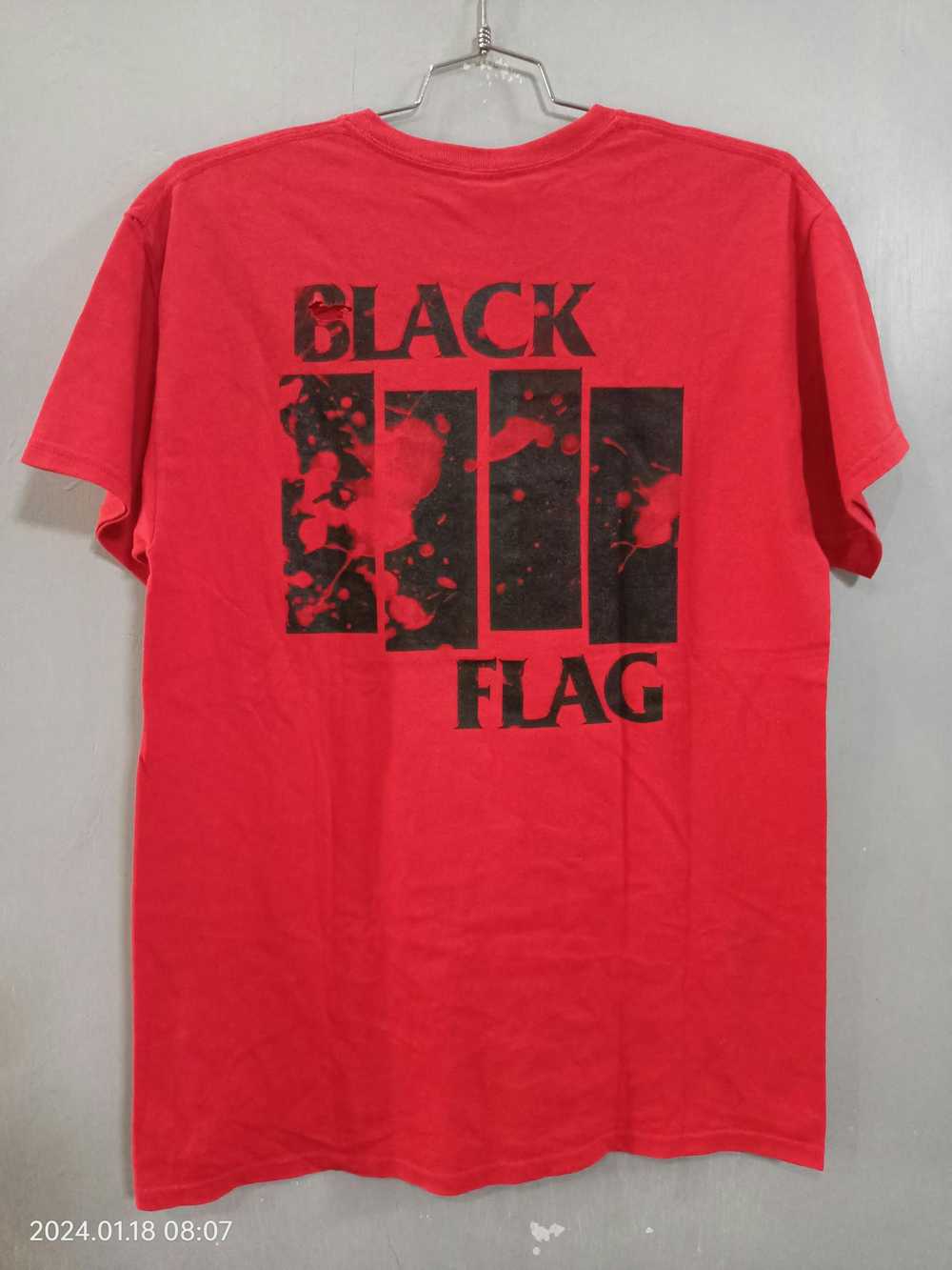 Band Tees × Black Flag × Vintage Y2K Black Flag S… - image 7