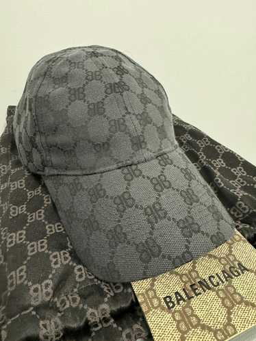Balenciaga × Gucci Hacker Collab BB Monogram Hat