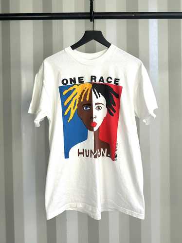 Vintage One Race Human Shirt