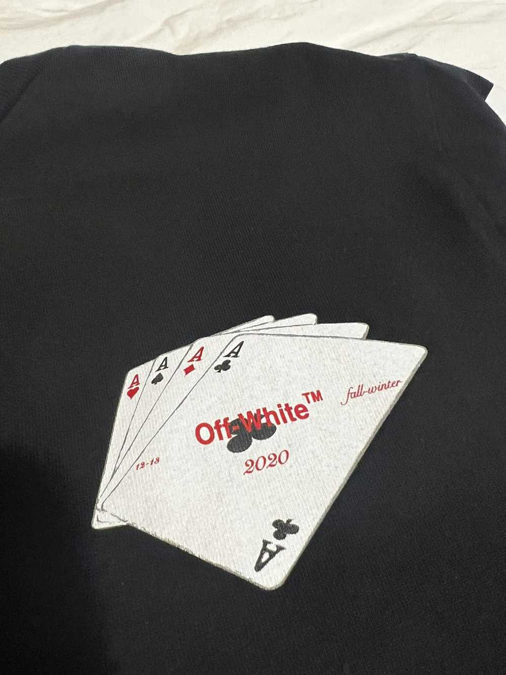 Off-White Off White F/W 2020 Diagonal Cards Tee - image 5