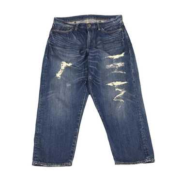 Lee x Beams offers Jeans Distressed Size 30 Lee x Beams Jeans Pants Lee x Beams Made In Japan Denim Jeans Size 33/34x29