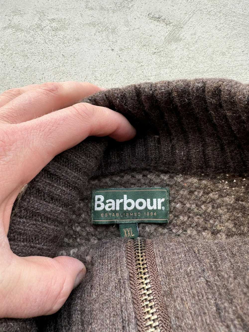 Barbour Barbour Wool 1/4 Zip Sweater - image 10