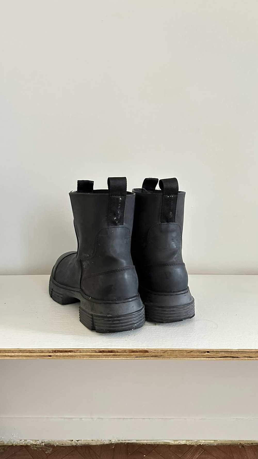 Ganni Ganni Recycled Rubber City Ankle Boots - image 2