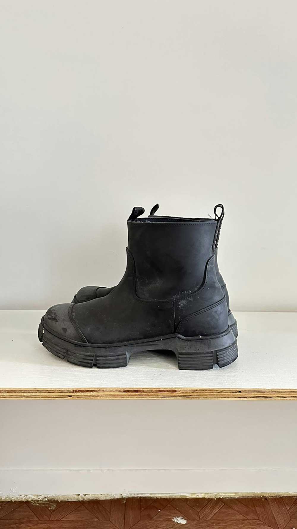 Ganni Ganni Recycled Rubber City Ankle Boots - image 3