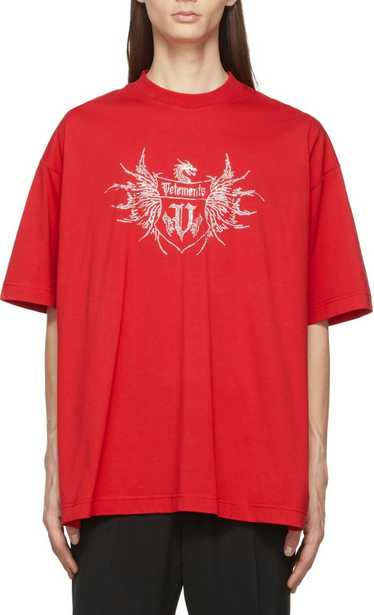 Vetements Red Crystal Logo T-shirt *SOLD* - image 1