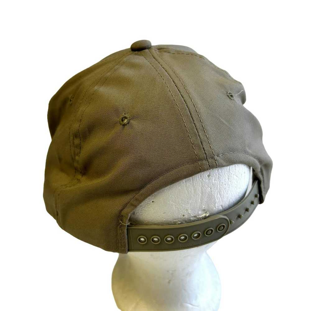 Unkwn 80’s Yupoong Khaki TRUCKER Hat CHAPARRAL WM… - image 3