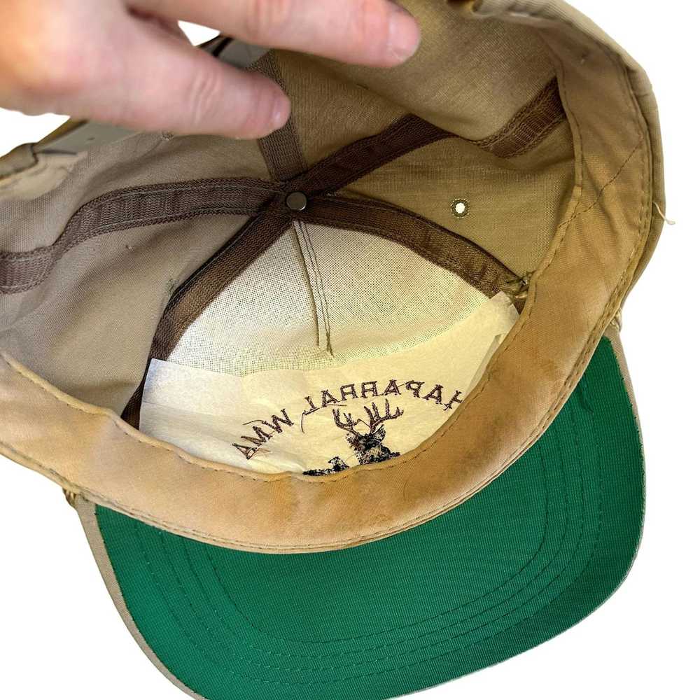 Unkwn 80’s Yupoong Khaki TRUCKER Hat CHAPARRAL WM… - image 5