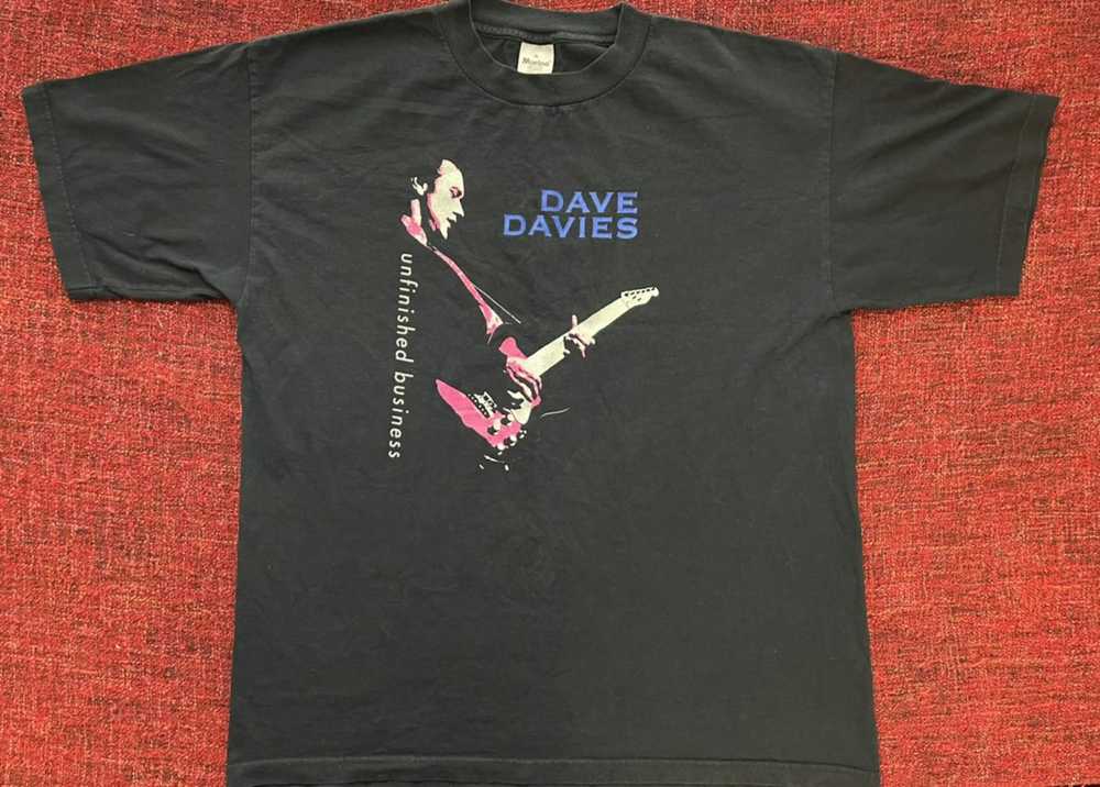 Band Tees × Made In Usa × Vintage Dave Davies vin… - image 1